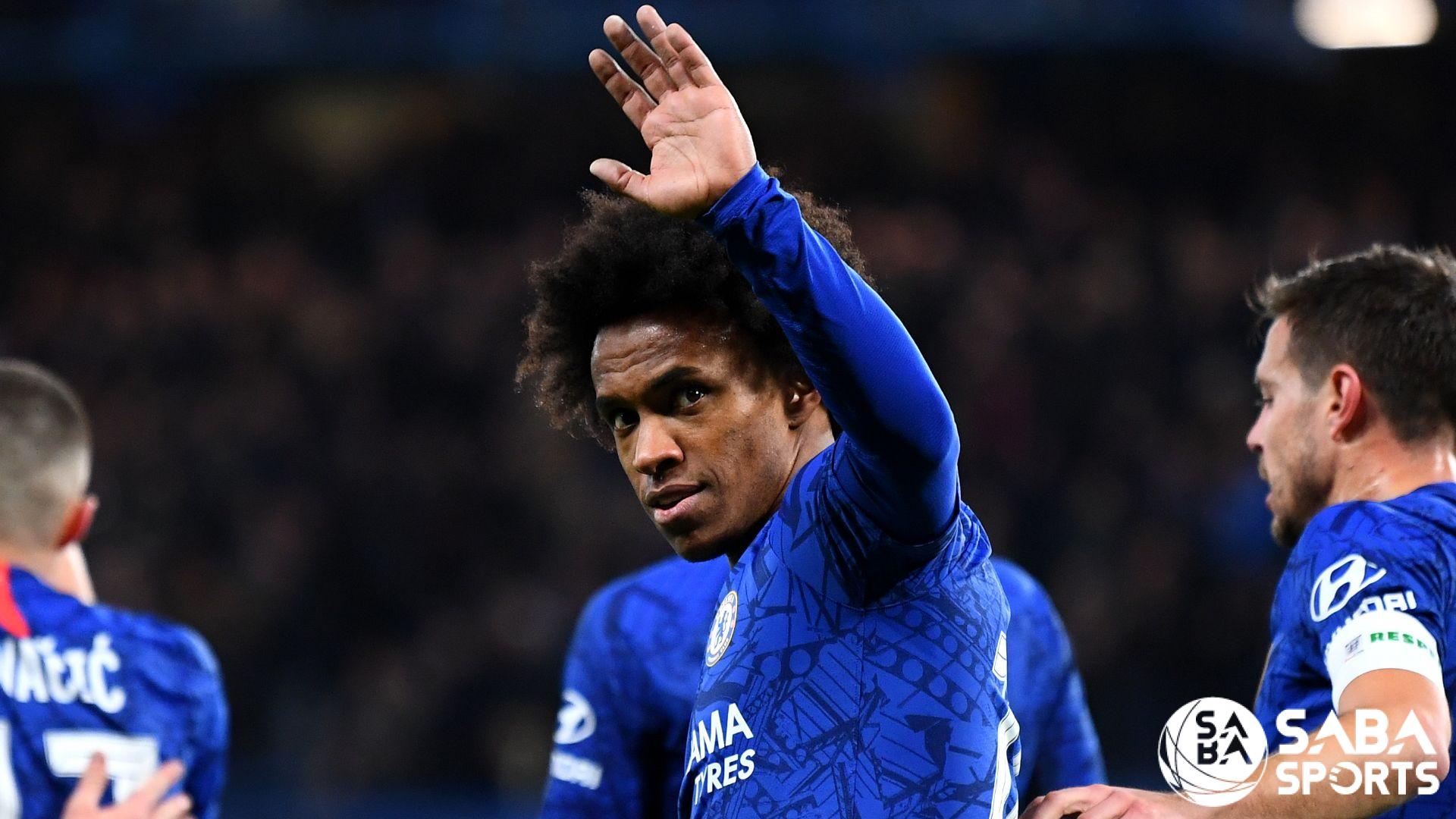 Willian chào từ biệt cổ động viên Chelsea