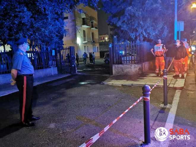 Hiện trường vụ án nơi trọng tài Daniele De Santis và bạn gái bị đâm chết