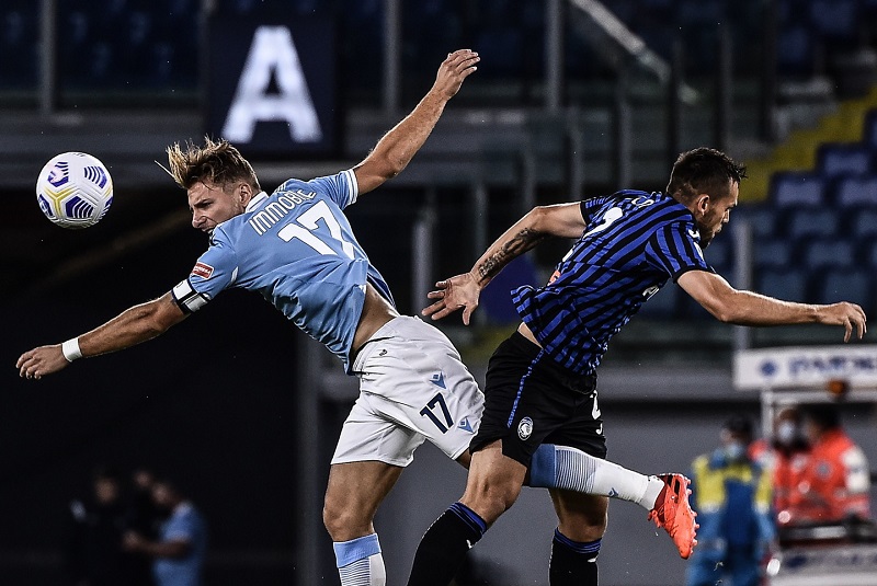 Ở trận lượt đi Serie A mùa này, Atalanta đã hạ gục Lazio. (Ảnh: Sportmediaset)