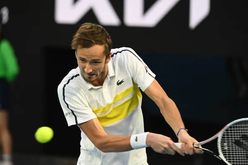 Tâm lý thi đấu của Medvedev không ổn định. (Ảnh: The Age)