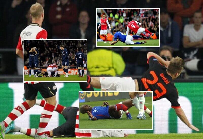 Từ Hùng Dũng, nhìn lại 4 pha gãy chân kinh hoàng của sao quốc tế