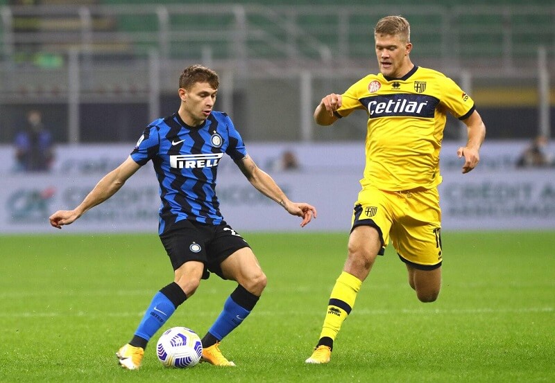 Inter bay cao còn Parma chìm nghỉm. (Ảnh: Inter Live)