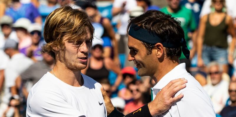 Rublev áp sát kỷ lục của Federer. (Ảnh: Tennishead)