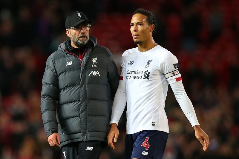 Klopp không tin rằng Van Dijk kịp trở lại. (Ảnh: Bleacher Report)
