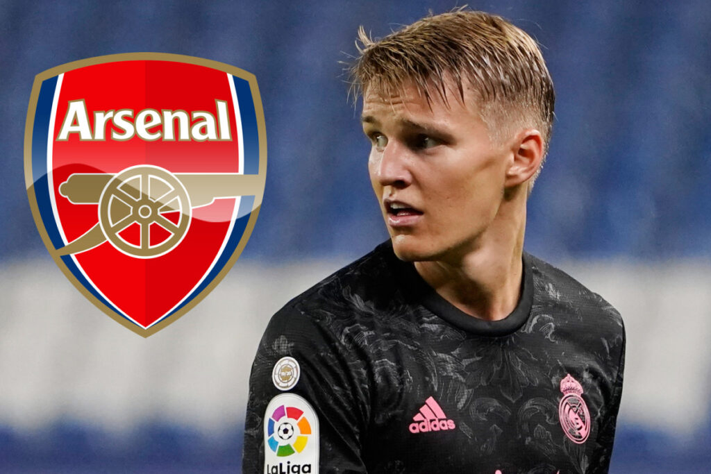 Odegaard đang hướng tương lai của anh về phía Arsenal thay vì Real
