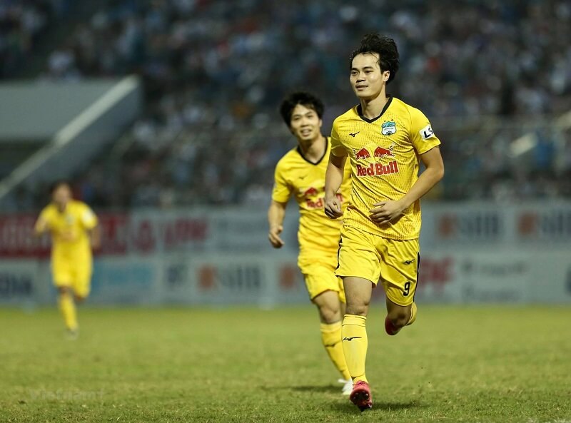 Bộ đôi sát thủ của HAGL. (Ảnh: VietnamPlus)