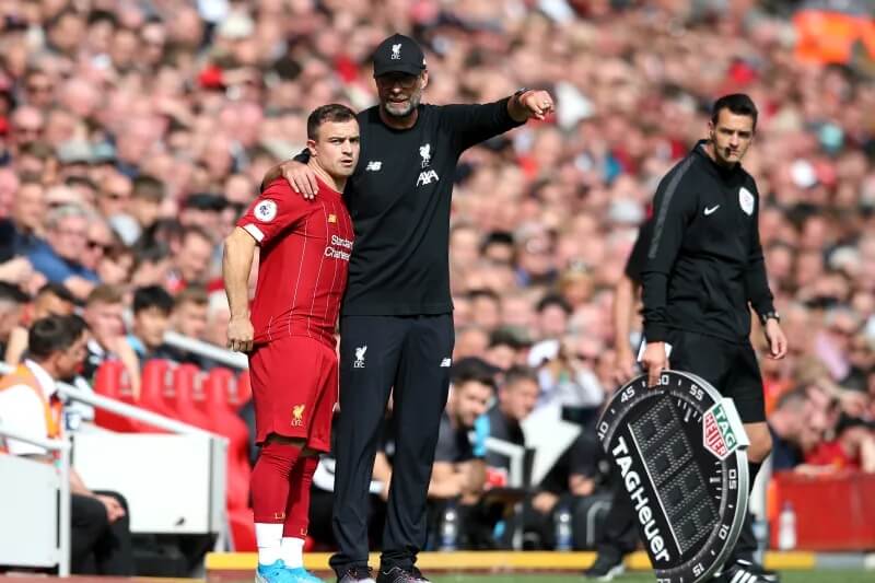 Tuyển thủ Thụy Sĩ chủ yếu đóng vai kép phụ tại Anfield