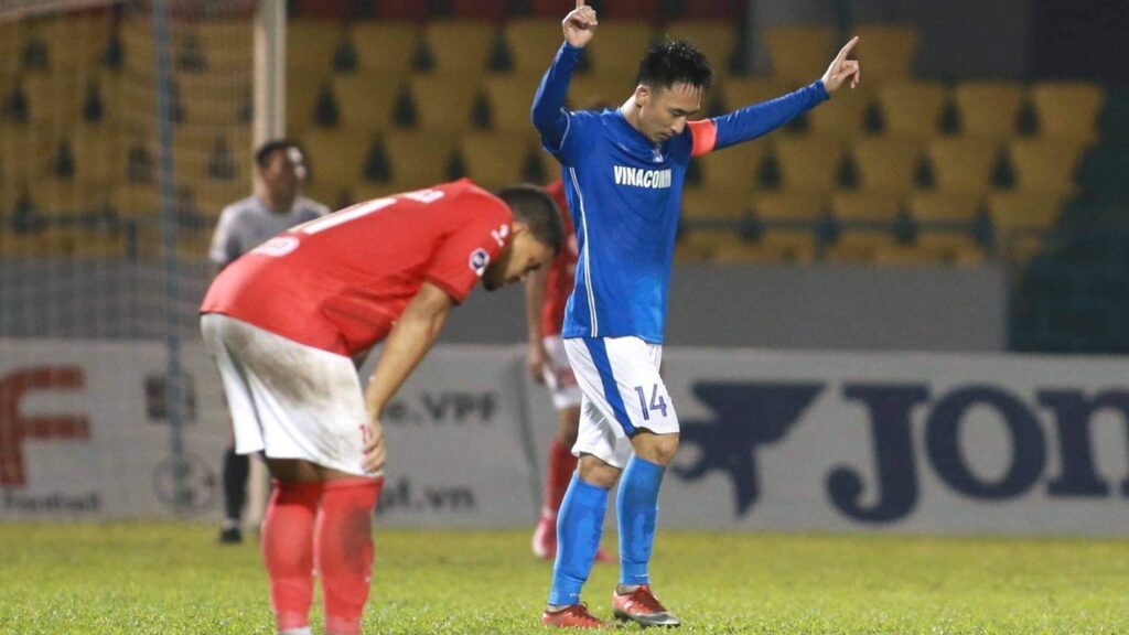 Hải Huy thay Tuấn Linh làm đội trưởng của Than Quảng Ninh ở mùa này