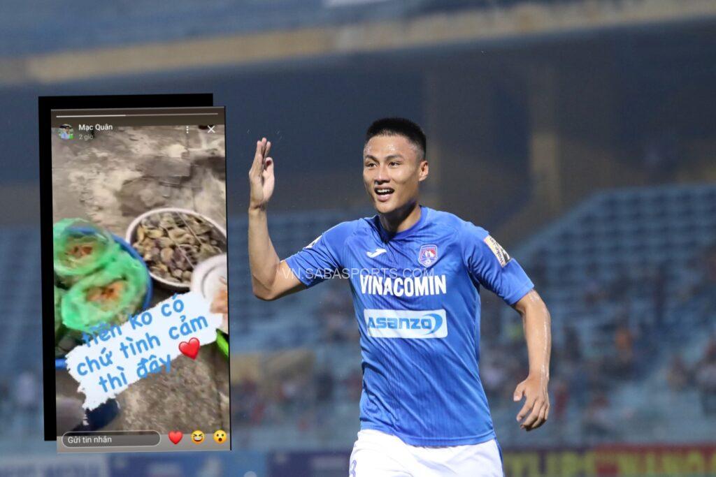 Mạc Hồng Quân chia sẻ ảnh đi ăn với CĐV CLB