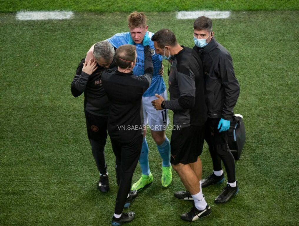 Bruyne đã bỏ dở trận chung kế trong nước mắt