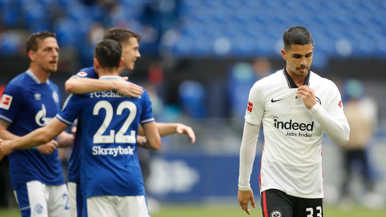 Bị đội chót bảng níu chân, Frankfurt out khỏi top 4