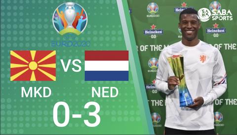 Bắc Macedonia vs Hà Lan - bảng C Euro 2020