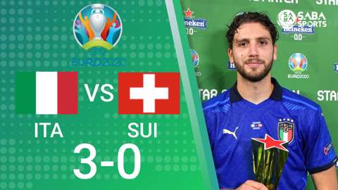 Ý vs Thụy Sĩ - bảng A Euro 2020