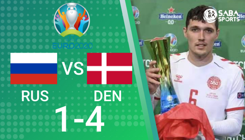 Nga vs Đan Mạch - bảng B Euro 2020