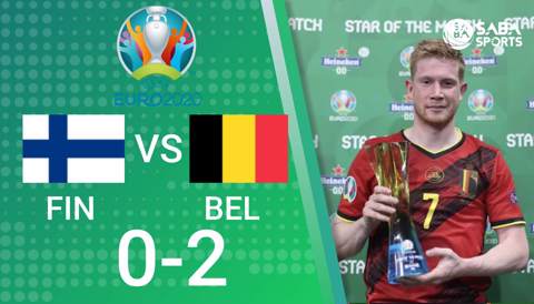 Phần Lan vs Bỉ - bảng B Euro 2020