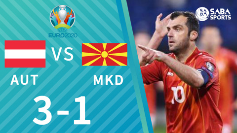 Áo vs Bắc Macedonia - Bảng C Euro 2020
