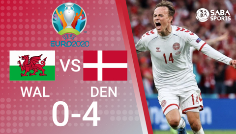 Xứ Wales vs Đan Mạch - vòng 1/8 Euro 2020