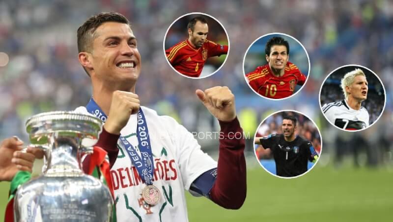 Top 5 cầu thủ chơi nhiều trận nhất tại Euro: Di sản của Ronaldo
