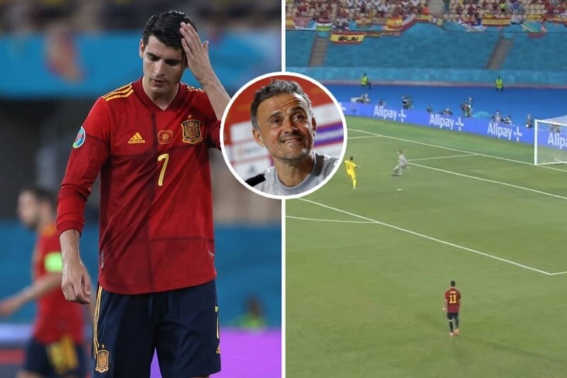 Bỏ lỡ cơ hội mười mươi, Morata vẫn được Enrique bênh vực