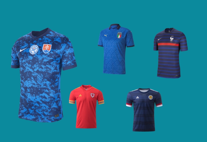 Xếp hạng áo đấu Euro 2020: Bất ngờ 3 vị trí đứng đầu.