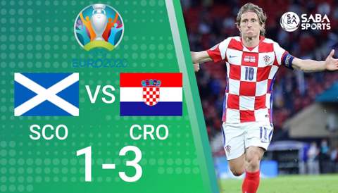 Croatia vs Scotland - bảng D Euro 2020