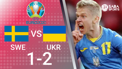 Thụy Điển vs Ukraine - vòng 1/8 Euro 2020