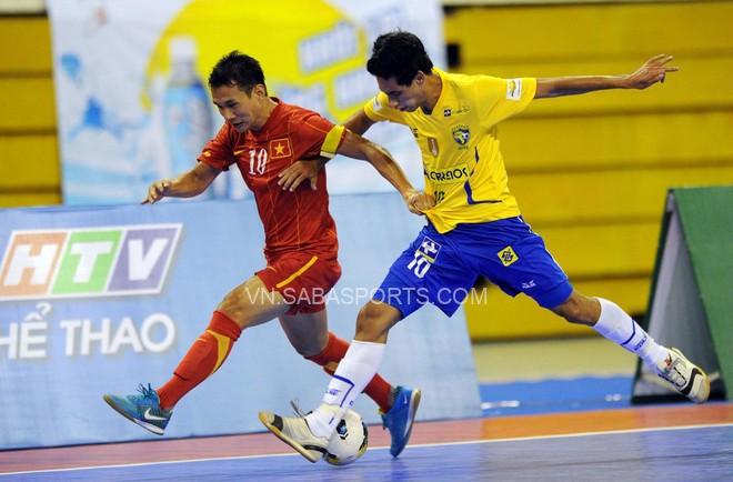 Futsal Việt Nam từng gây sốc khi hạ tuyển Brazil 3-2 trong một giải đấu quốc tế hồi năm 2013