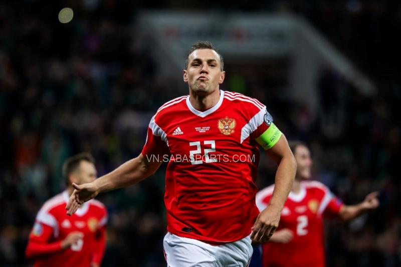 Nga sẽ trông chờ vào Dzyuba tỏa sáng trong những tình huống bóng bổng