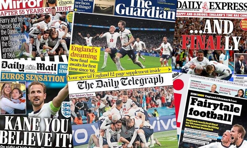 Báo chí Anh bùng nổ trong ngày ‘Tam Sư’ làm nên lịch sử