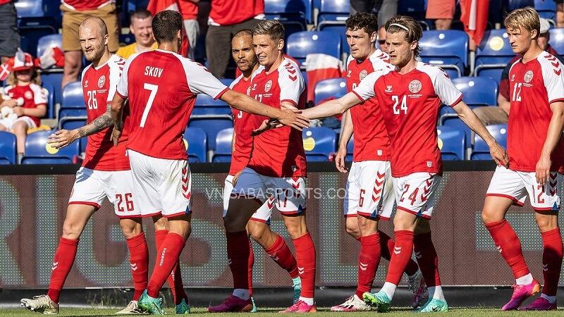 Các ngôi sao Đan Mạch đang chơi tốt dần lên qua từng trận. (Ảnh: Twitter)
