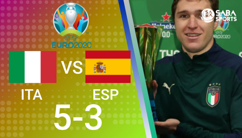 Ý vs Tây Ban Nha - Bán kết Euro 2020