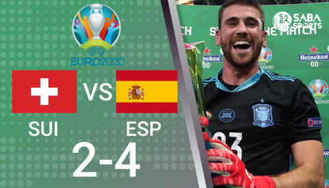 Thụy Sĩ vs Tây Ban Nha - Tứ kết Euro 2020