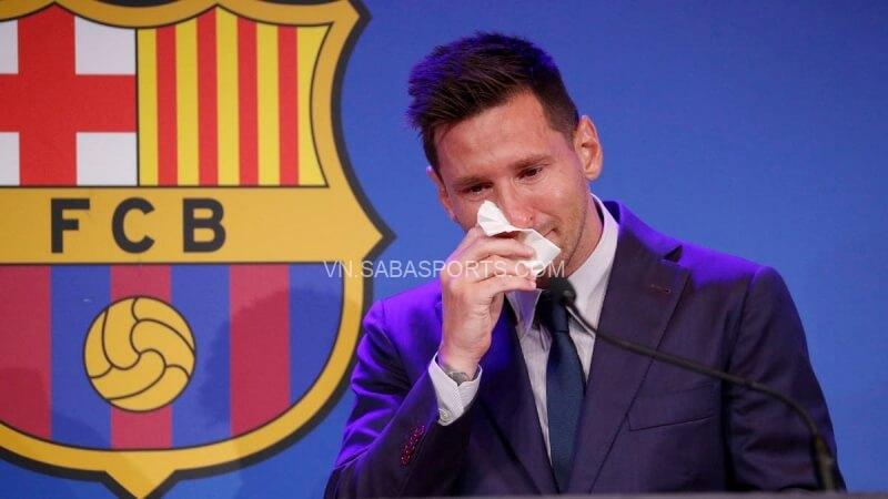 Messi nghẹn ngào trong buổi chia tay Barca