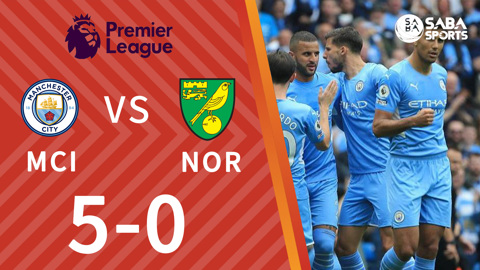 Man City vs Norwich City - vòng 2 Ngoại hạng Anh 2021/22