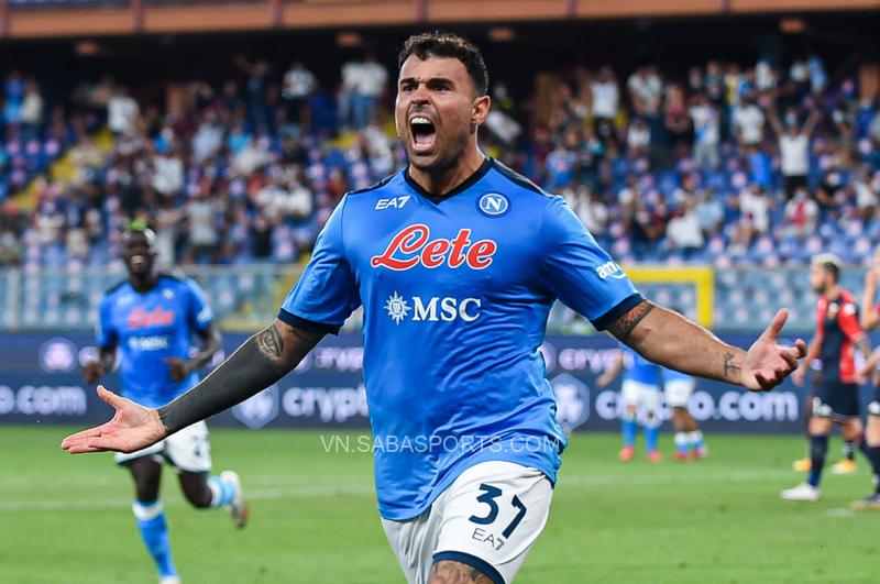 Petagna được cho là đã có bàn thắng cuối cùng cho Napoli trước khi chuyển tới Sampdoria