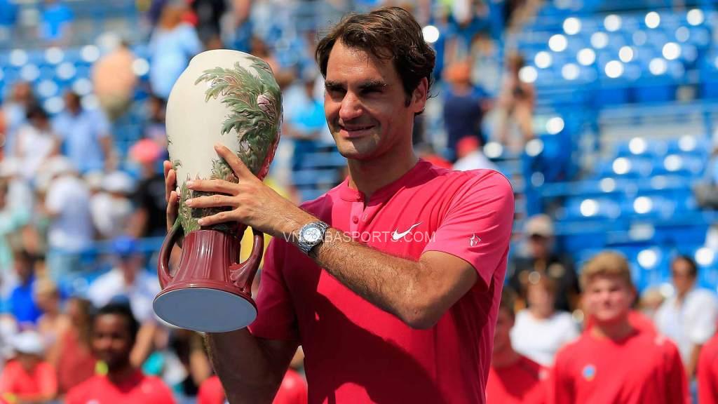 Federer lập kỷ lục 7 lần đăng quang tại Cincinnati