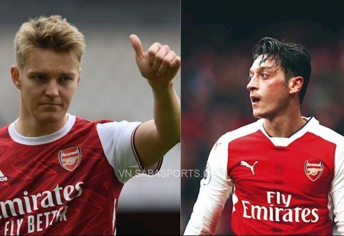 Odegaard muốn được là chính bản thân thay vì bị so sánh với Ozil