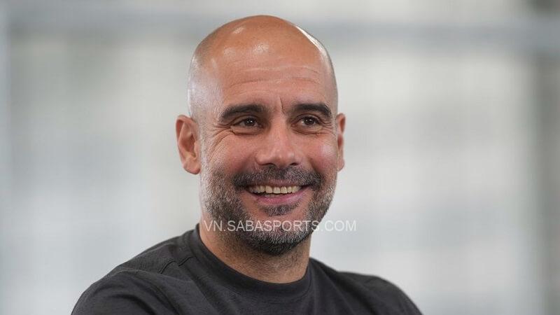 Pep hài lòng khi thấy Messi hạnh phúc. (Ảnh: Manchester City FC)