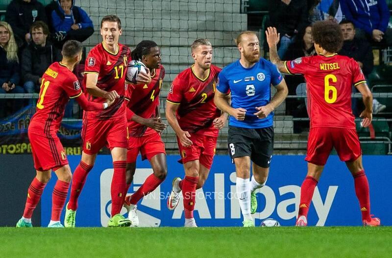 Lukaku lập cú đúp, đội tuyển Bỉ nã đạn vào lưới các cầu thủ Estonia