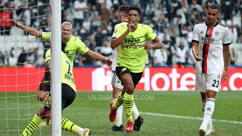 Bellingham ghi bàn đem về lợi thế từ sớm cho Dortmund