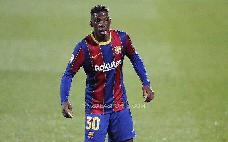 Moriba trong thời gian tại Barcelona