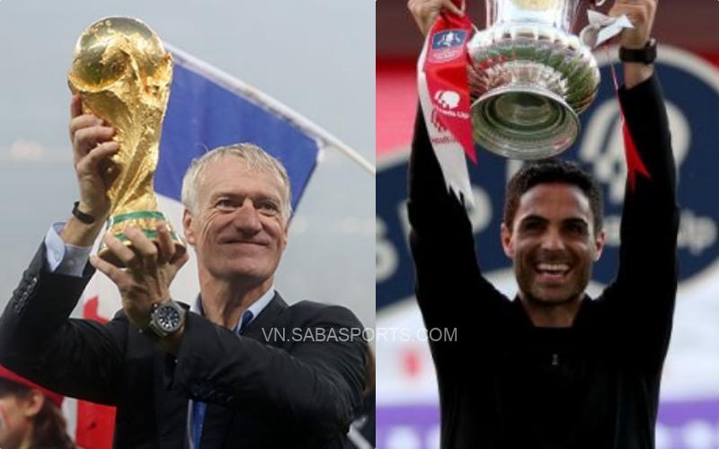 Arteta được đặt cạnh HLV trưởng ĐT Pháp