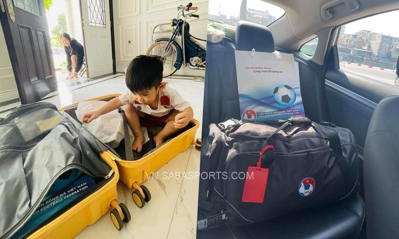 Hùng Dũng đã thu dọn hành lý và chia tay gia đình