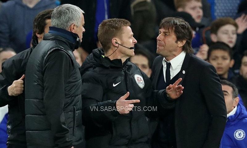Mourinho từng có nhiều hiềm khích với Conte