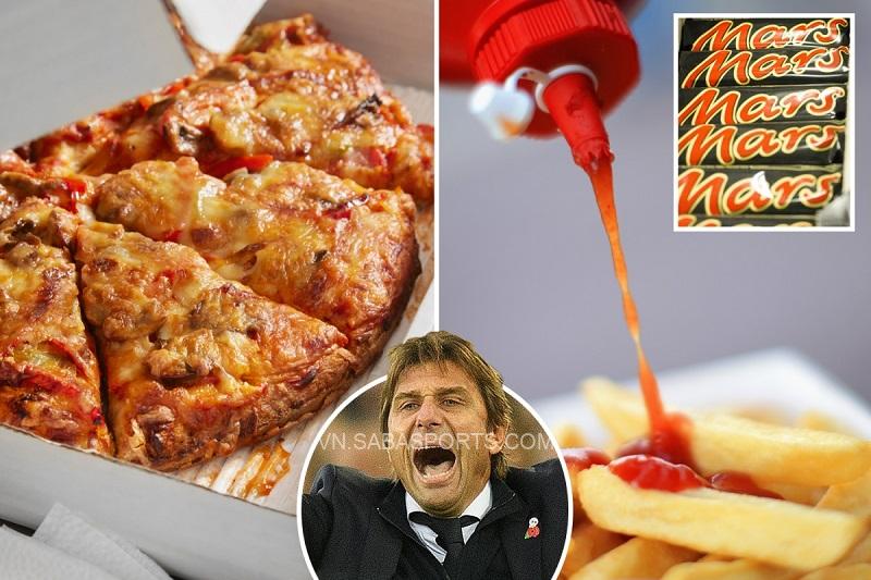 Conte cấm các cầu thủ ăn thực phẩm giàu tinh bột, khó tiêu và có nhiều đường