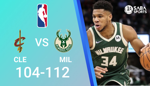 Milwaukee Bucks vs Cleveland Cavaliers - NBA 2021/22