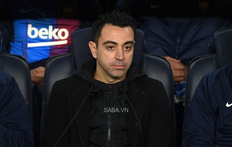 Xavi không hài lòng về kết quả.