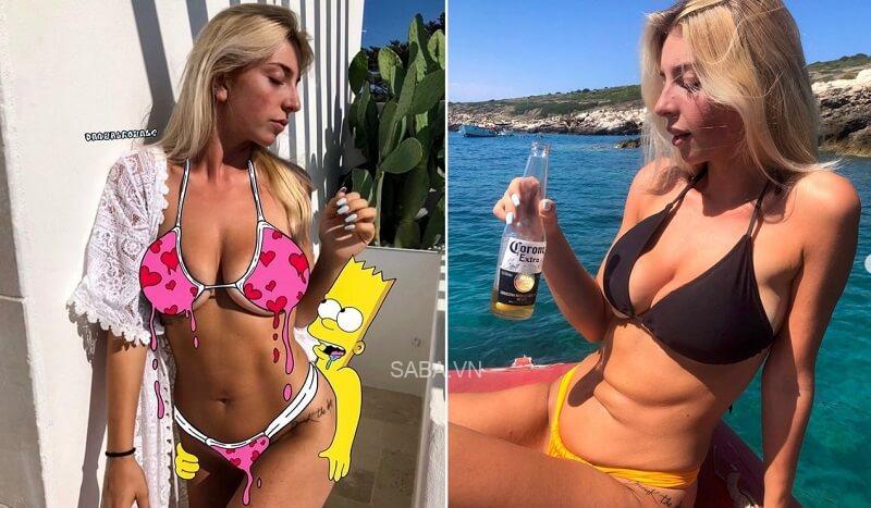 Những bức ảnh “bùng cháy” của Diana. (Ảnh: Instagram)