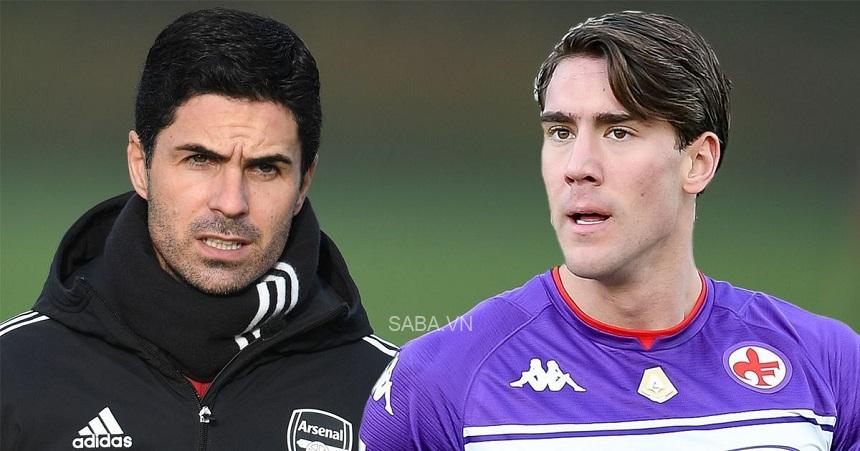 Arteta được cho là đang rất quan tâm đến Vlahovic
