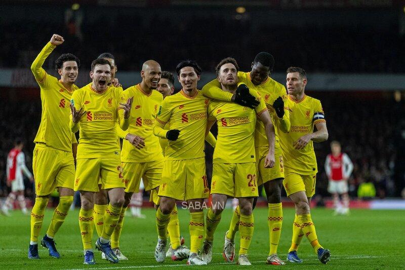 Liverpool thể hiện sự già dơ hơn so với Arsenal